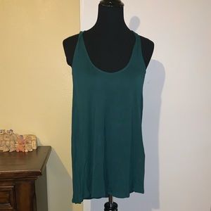 Forever 21 Teal green braided tank